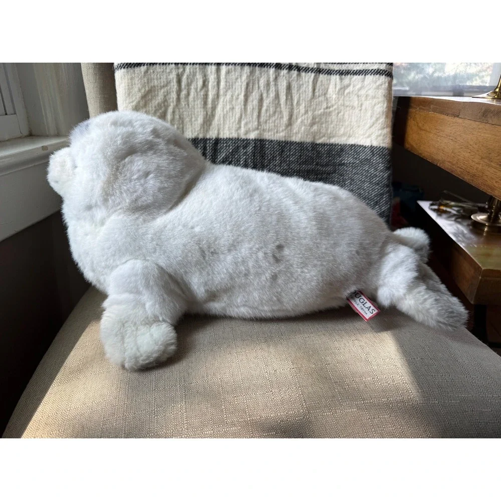 Douglas Harp Seal Pup Plush Kids White Excellent Soft Cuddle Toy Stuffed